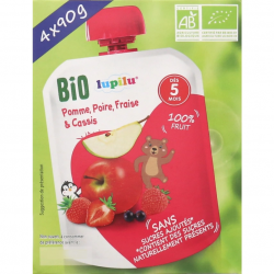 Pack de 4 bio Compotes en...