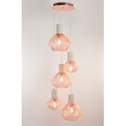 Suspension 5 lampes design...