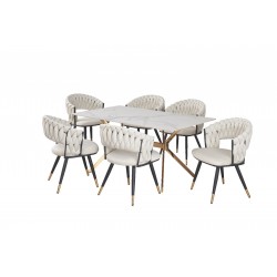 Lot de 6 Chaises pivotantes...