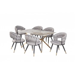 Lot de 6 Chaises pivotantes...