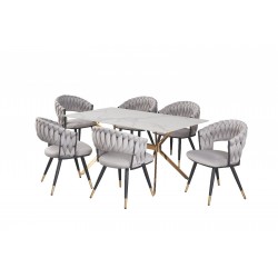 Lot de 6 Chaises pivotantes...