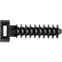 Embase a cheville 8mm noir...