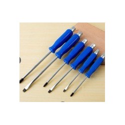 6 TOURNEVIS MANCHE CHROME...