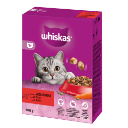 WHISKAS® Sec au Boeuf 300g X6
