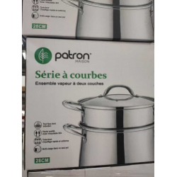Couscoussière 12 litres  tous feux dont induction patron maison 28cm