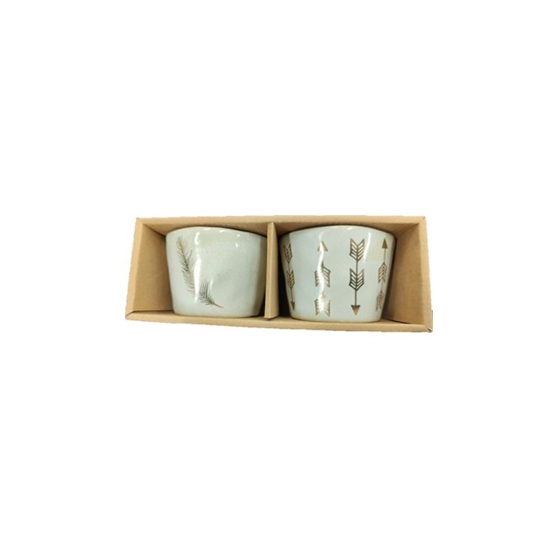 Lots de 2 tasses sans manches - Jardin d'Ulysse