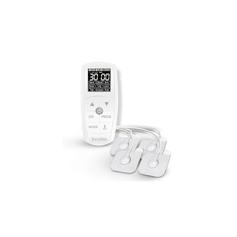 Appareil d'électrostimulation Terraillon Trio Care Blanc Appareil d'électrostimulation Terraillon Trio Care Blanc