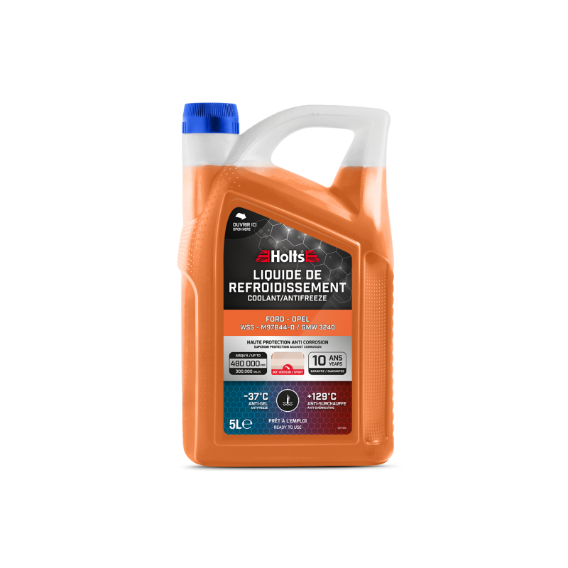 HOLTS Liquide de refroidissement - Special FORD - OPEL - 5L 37°C - Nouvelle Formule HOLTS Liquide de refroidissement - Special FORD - OPEL - 5L 37°C - Nouvelle Formule