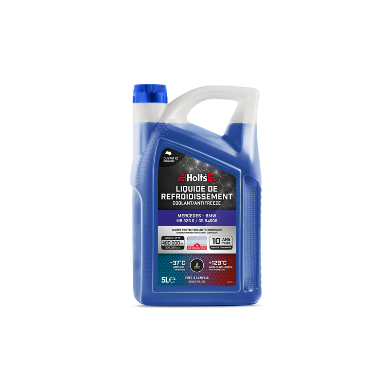 Holts - Liquide De Refroidissement - Dédié Mercedes/BMW 5L Holts - Liquide De Refroidissement - Dédié Mercedes/BMW 5L