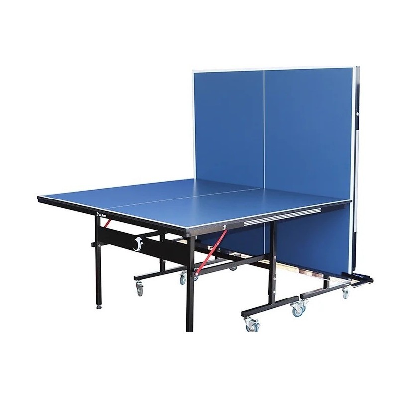 Tennis de table d'intérieur avec pieds et roues pliables Tennis de table d'intérieur avec pieds et roues pliables