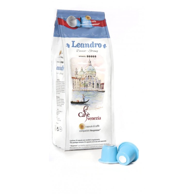 Leandro - Cafè Venezia - 200 capsules compatibles Nespresso® Leandro - Cafè Venezia - 200 capsules compatibles Nespresso®