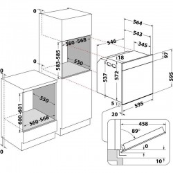 Four Encastrable Multifonction Pyrolyse Noir