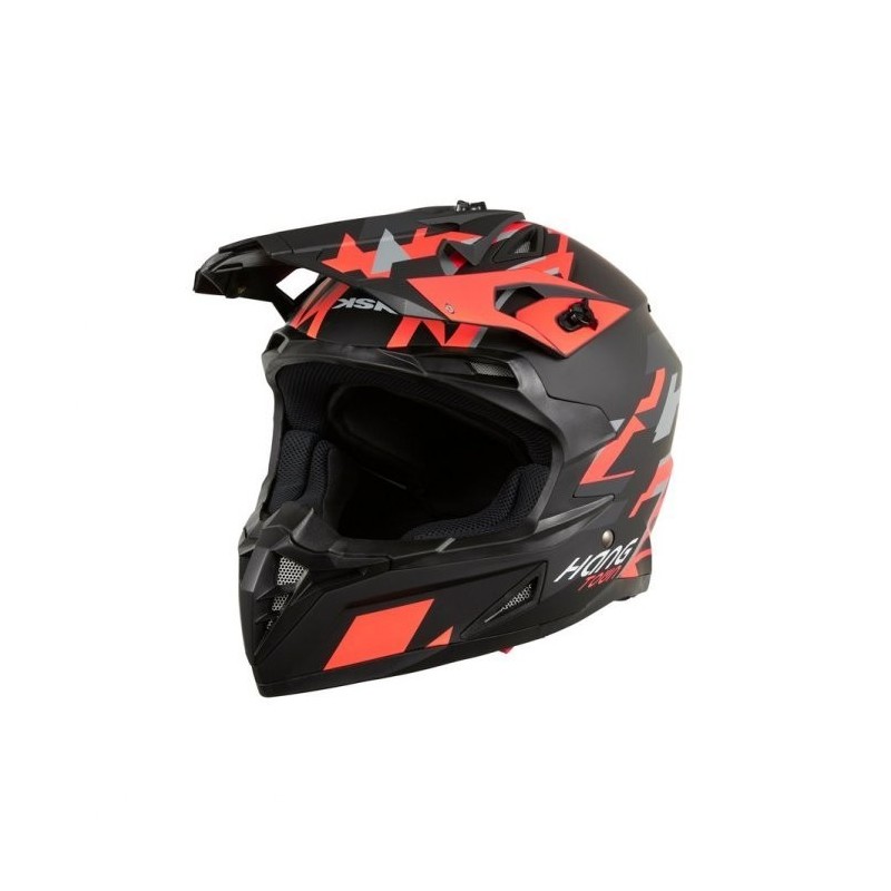 KSK Casque cross HANGTOWN Cross Noir & Orange KSK Casque cross HANGTOWN Cross Noir & Orange