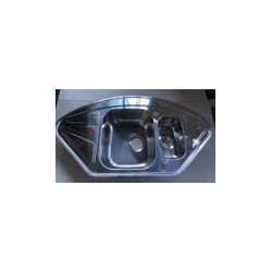 Evier inox "Nefeli" 1B1/2...